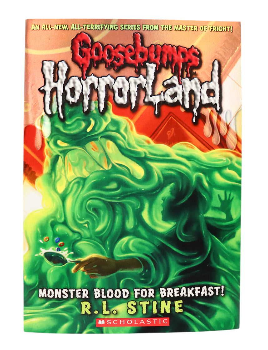 Goosebumps Horrorland Monster Blood For Breakfast Book