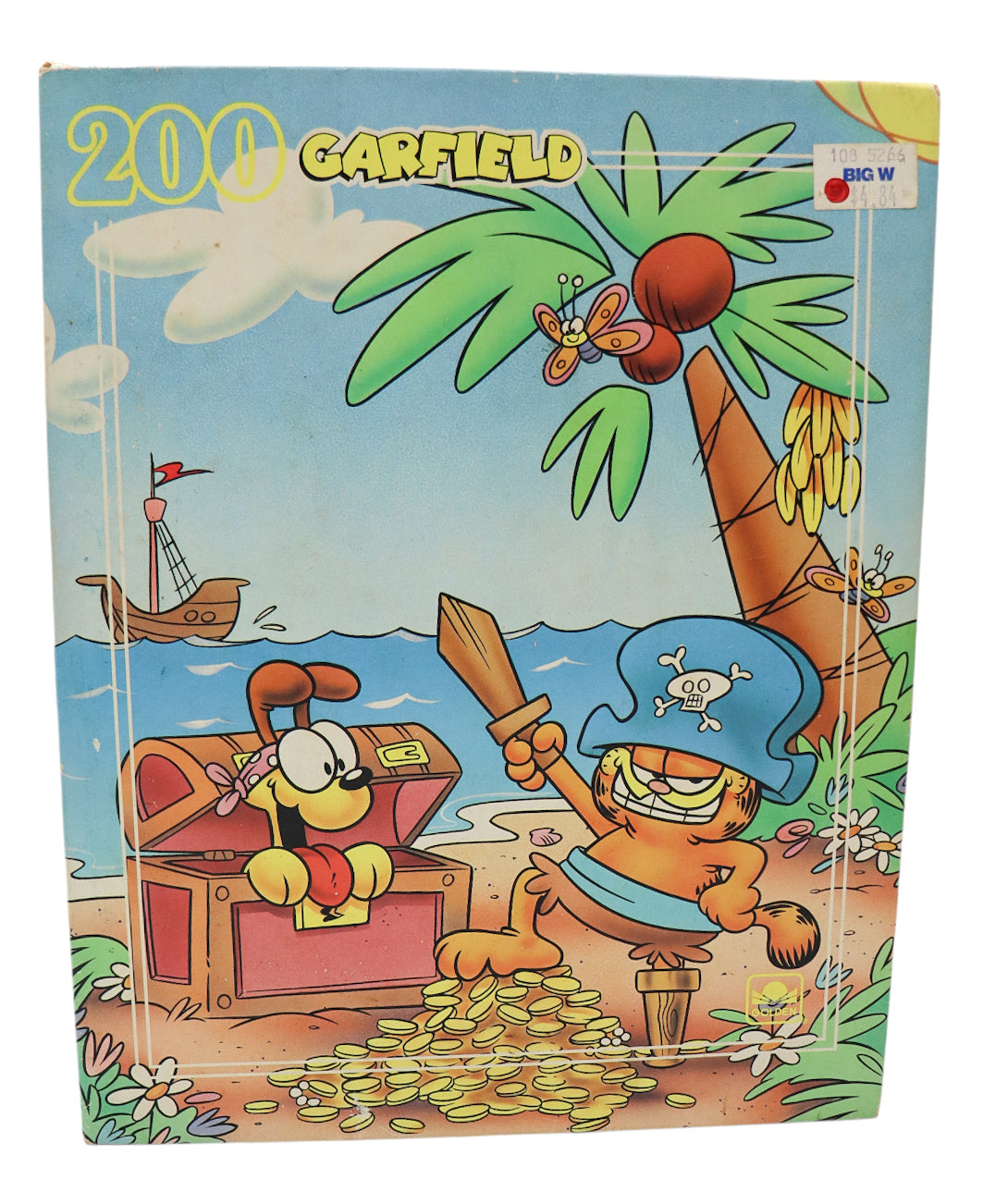 1978 Pirate Garfield 200 Piece Puzzle