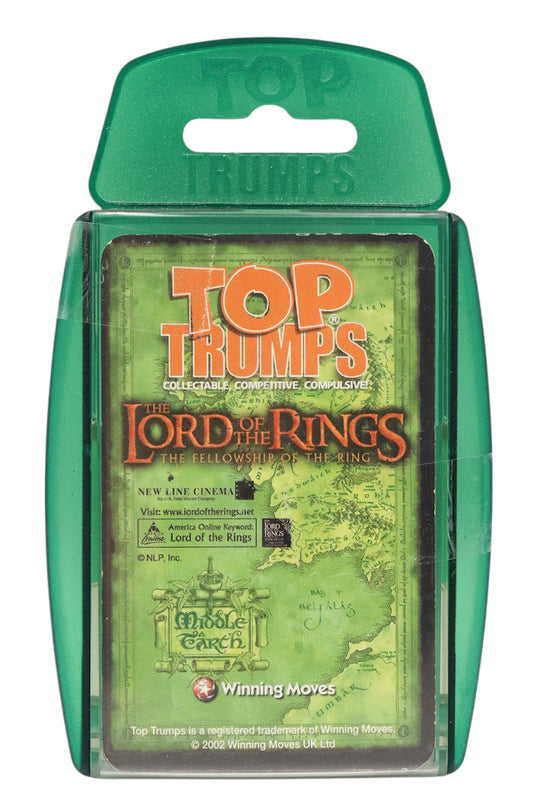 2002 Lord Of The Rings: The Fellowship Of The Ring Top Trumps Card Game