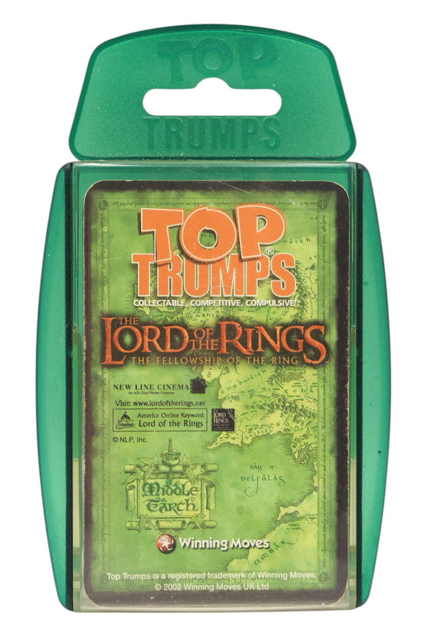 2002 Lord Of The Rings: The Fellowship Of The Ring Top Trumps Card Game