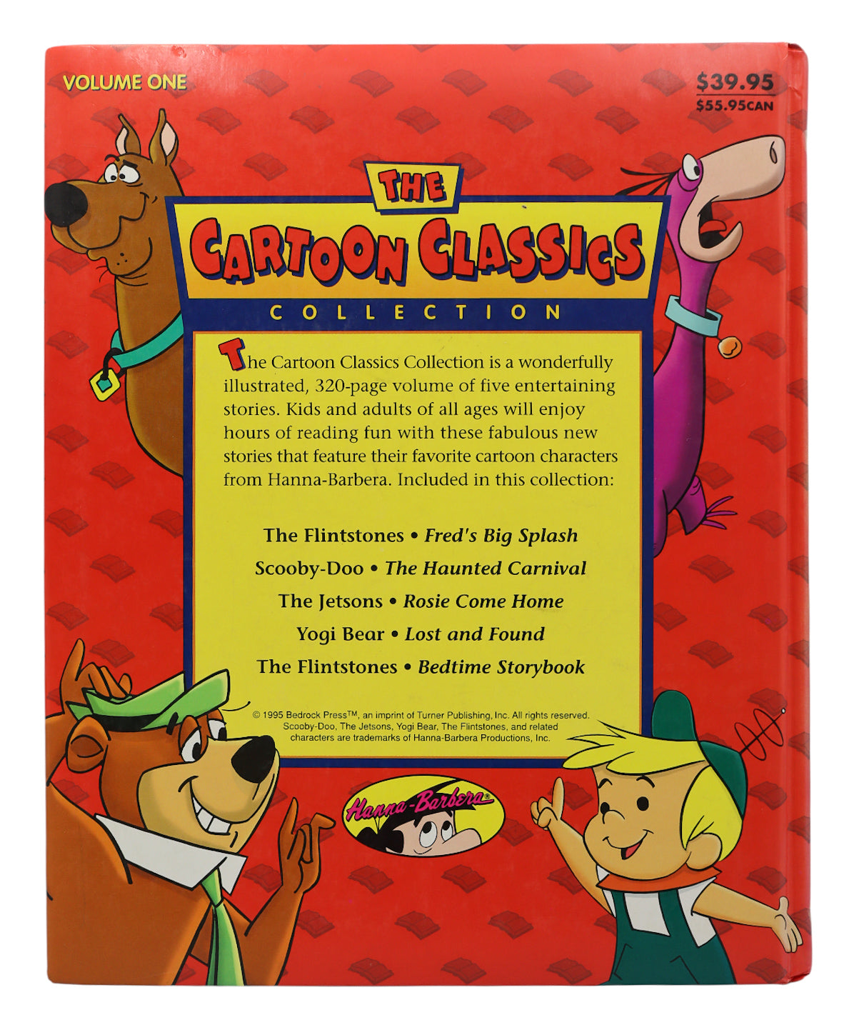 1995 Hanna Barbera The Cartoon Classics Book