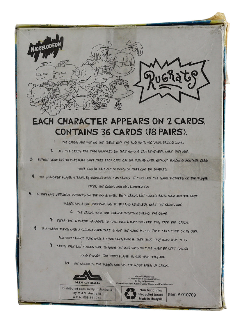 1999 Rugrats Memory Game