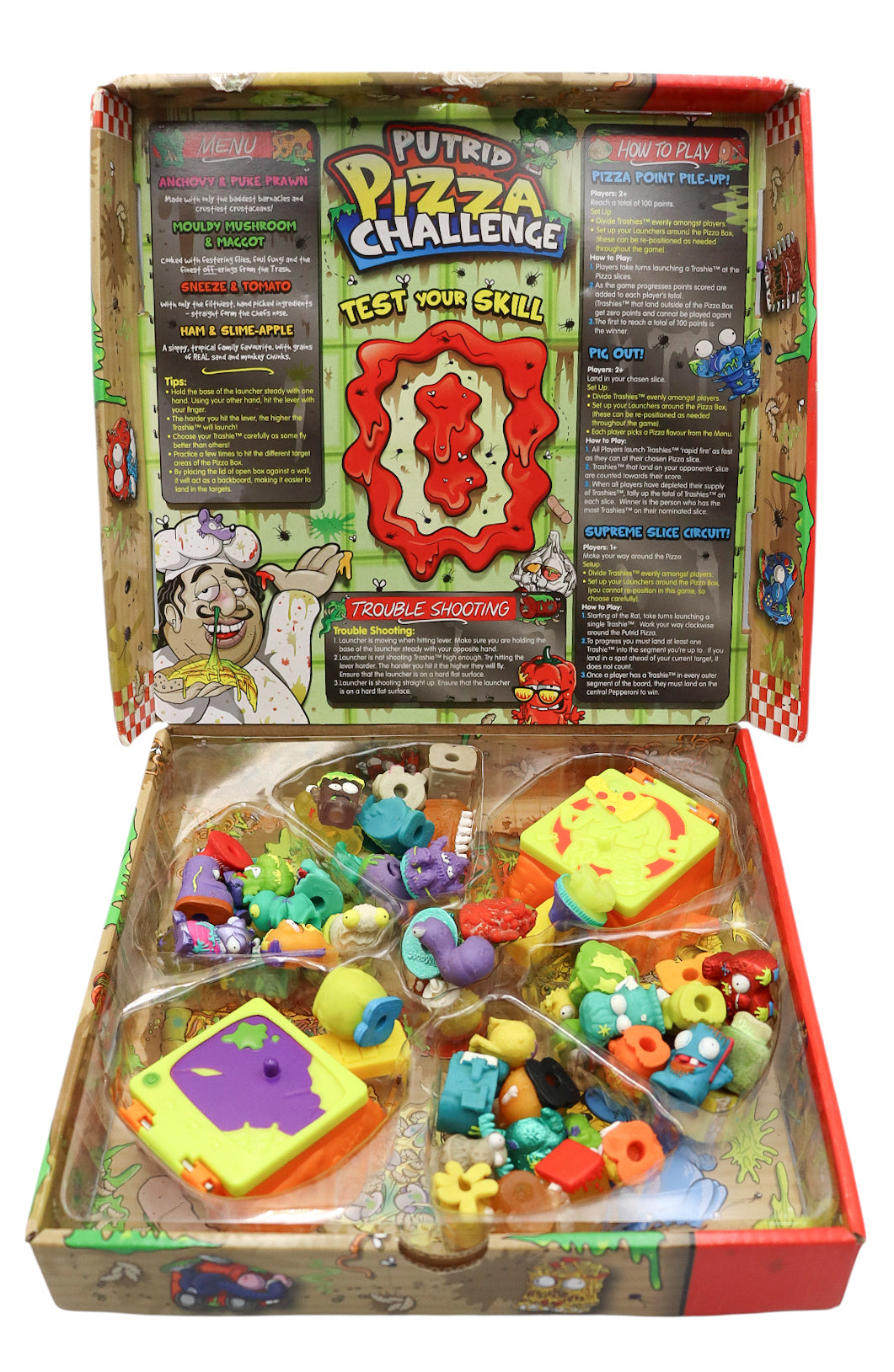 The Trash Pack: Putrid Pizza Challenge board game