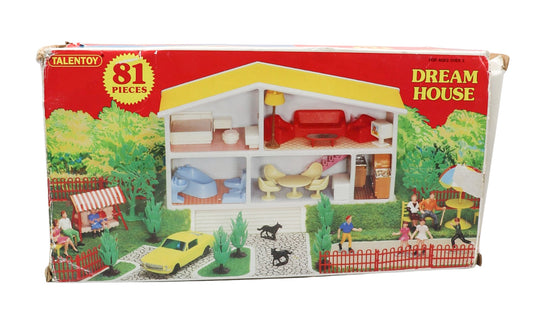 1970s/80s Talentoy Dream House Dollhouse Set