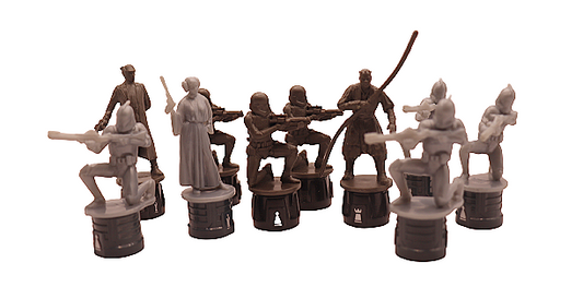 2014 Hasbro Star Wars The force awakens chess pieces x10