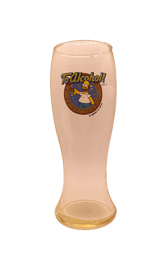 2009 The Simpsons - 750ml beer glass