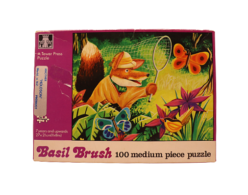 Vintage Basil Brush 100 piece puzzle