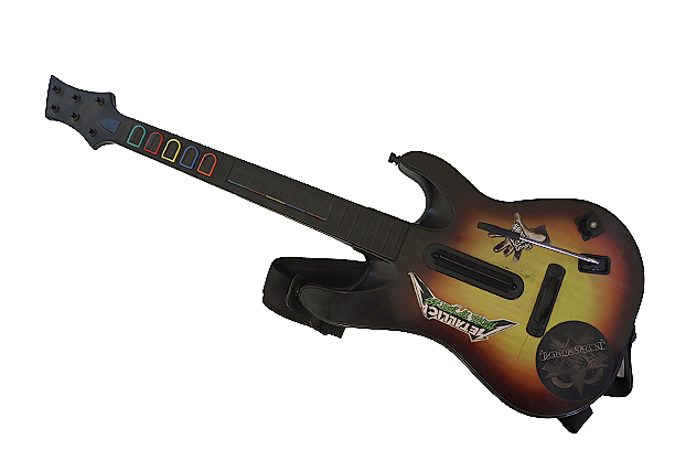 PlayStation 2 Guitar Hero Sunburst red octane Wireless Guitar Controller