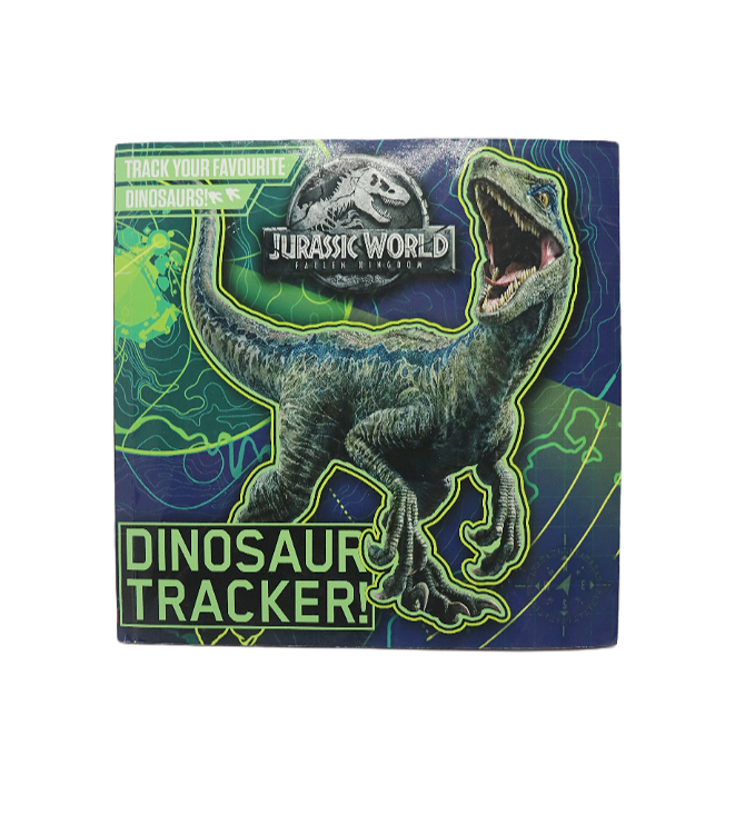 Jurassic World Dinosaur Tracker book