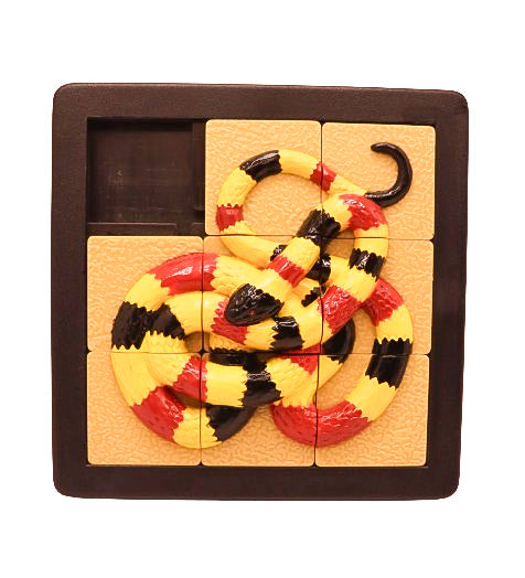 1993 Damert 3D coral snake sliding puzzle