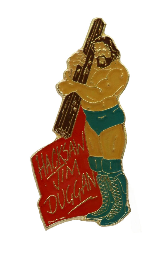 1980s Hacksaw Jim Duggan Pin / Brooch