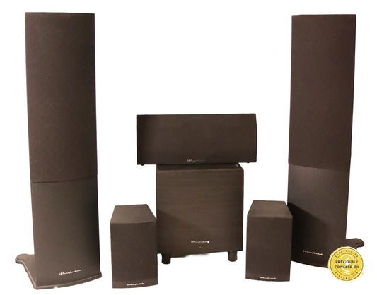 Wharfedale Crystal CR30.4 x2, CR30.1 x2, Subwoofer Amplifier Diamond SW100 x1, CR30C x1 Set Up