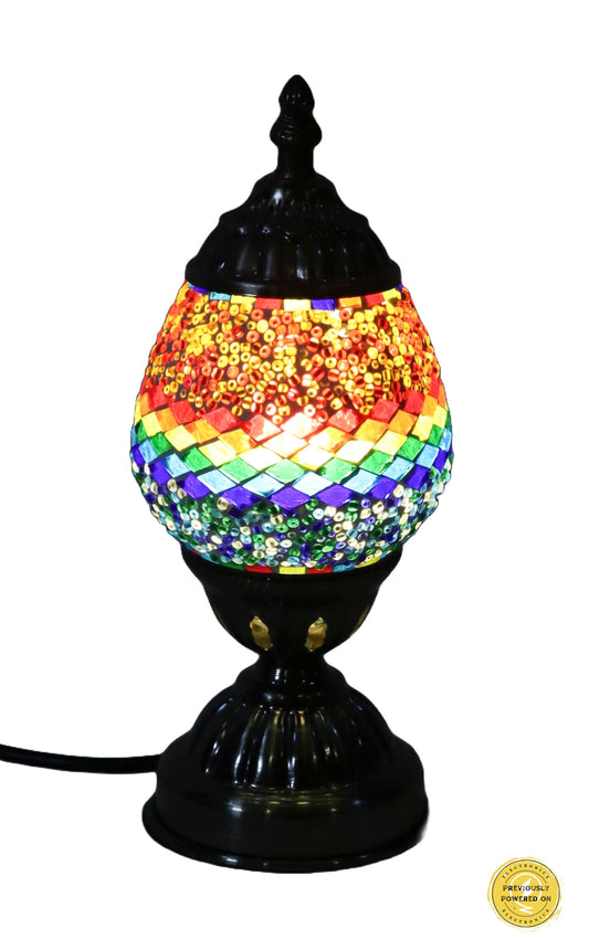 Turkish Oval Mosaic Table Lamp