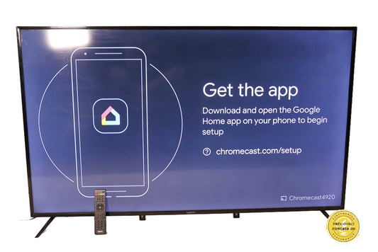 Veon Television 58" 4k Ultra HD LED with remote & Chromecast (non Smart)