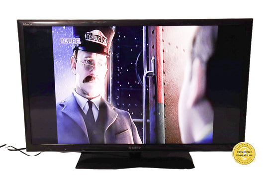 Sony Bravia Television 40" With Remote (damaged) (non Smart)(crack on back in corner)