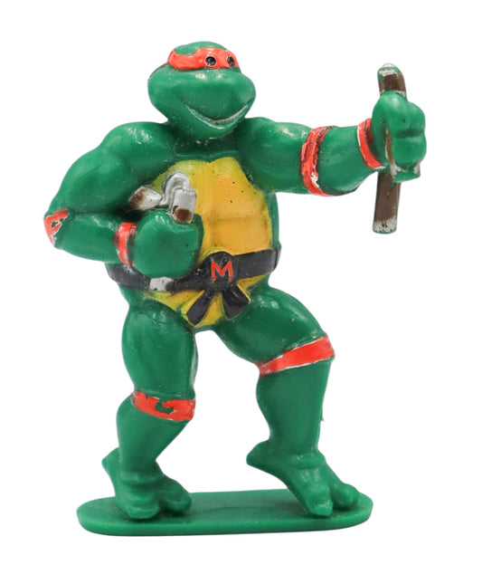 1990s Teenage Mutant Ninja Turtles TMNT Raphael Mini Figure #2