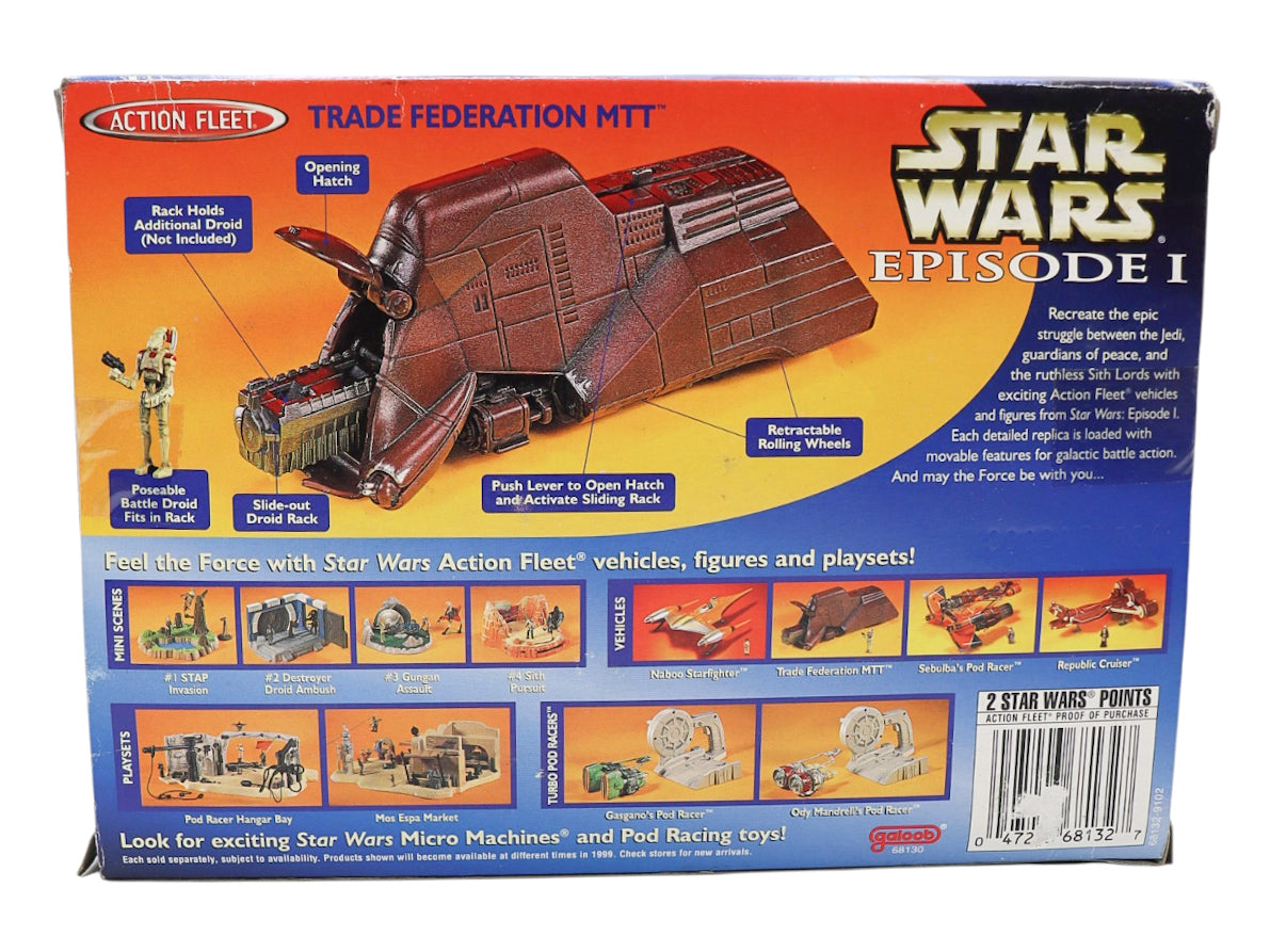 1999 Hasbro Star Wars Episode I Action Fleet Trade Federation MTT Vehicle