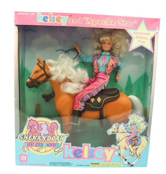 1989 Kid Kore Shenandoah Riding Club Kelsey And Apache Star Gift Set