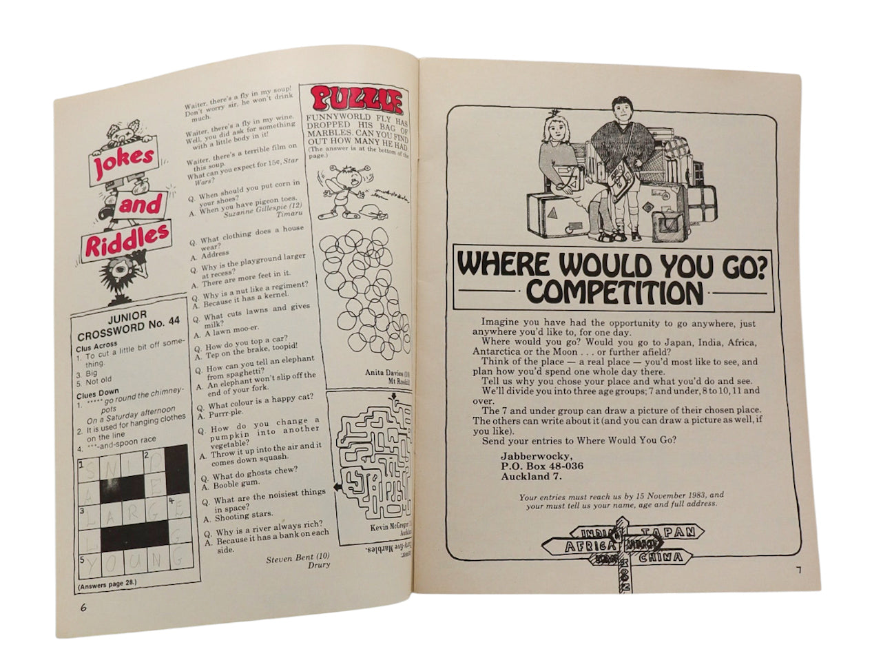1983 Jabberwocky Magazine Book