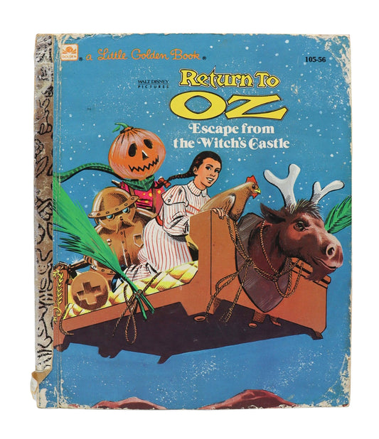 1985 Return to Oz: Escape from the Witch's Castle Little Golden Book