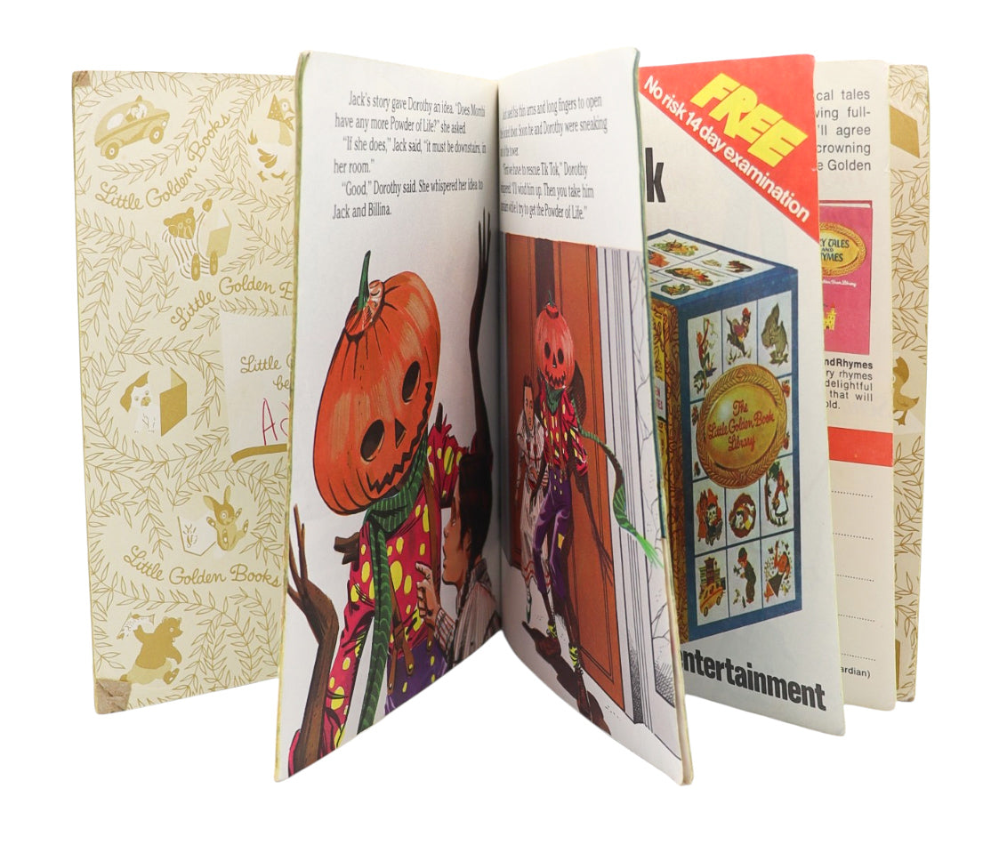 1985 Return to Oz: Escape from the Witch's Castle Little Golden Book