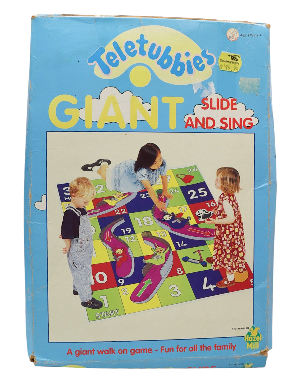 1996 Teletubbies Giant Slide And Sing Floor Game