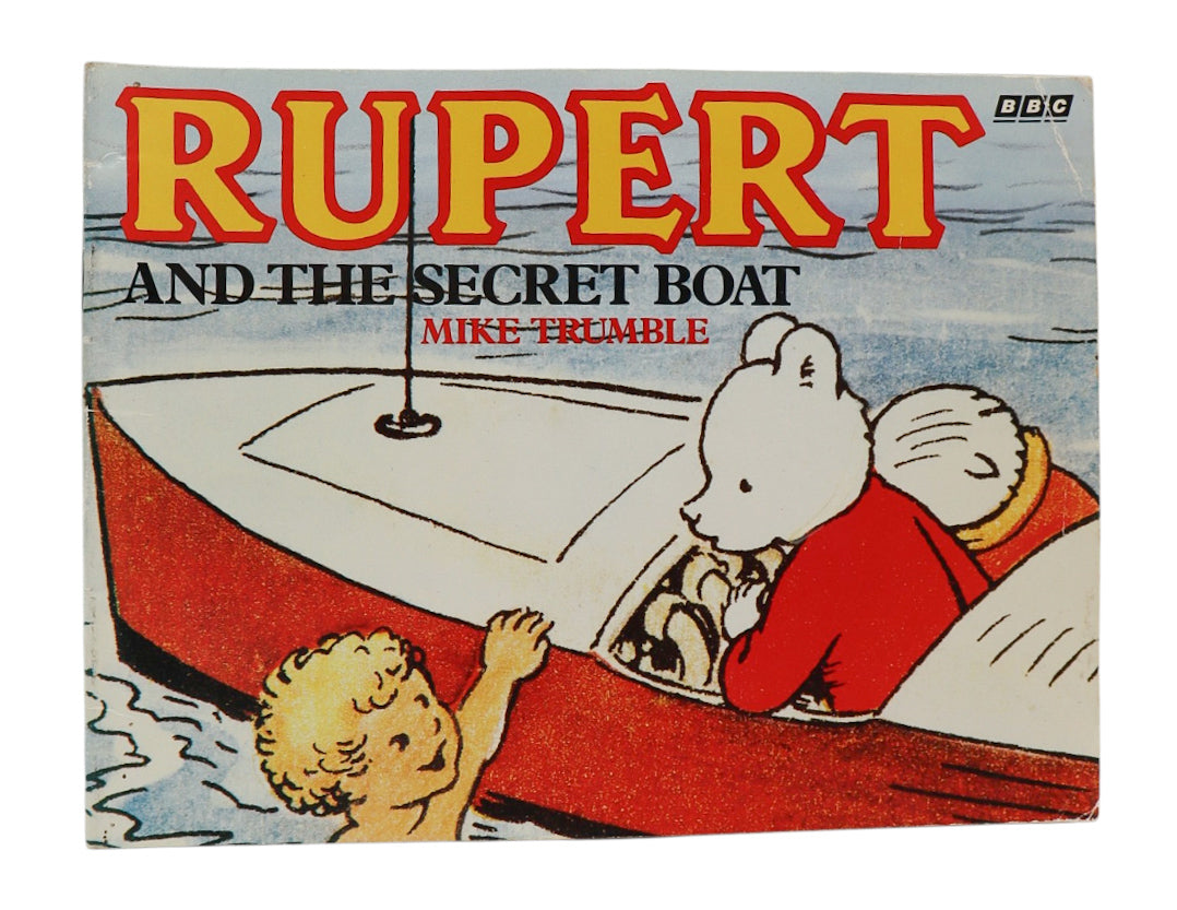 1989 Paperback Edition Rupert And The Secret Boat Book