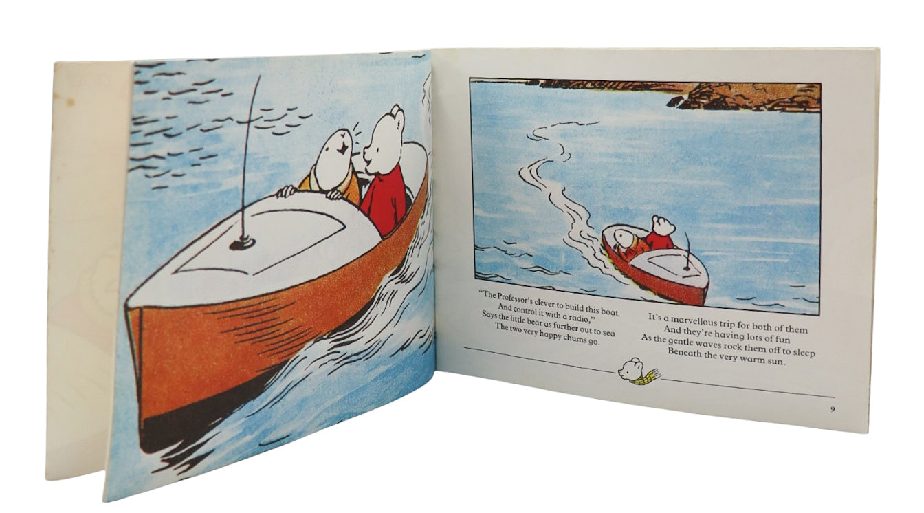 1989 Paperback Edition Rupert And The Secret Boat Book