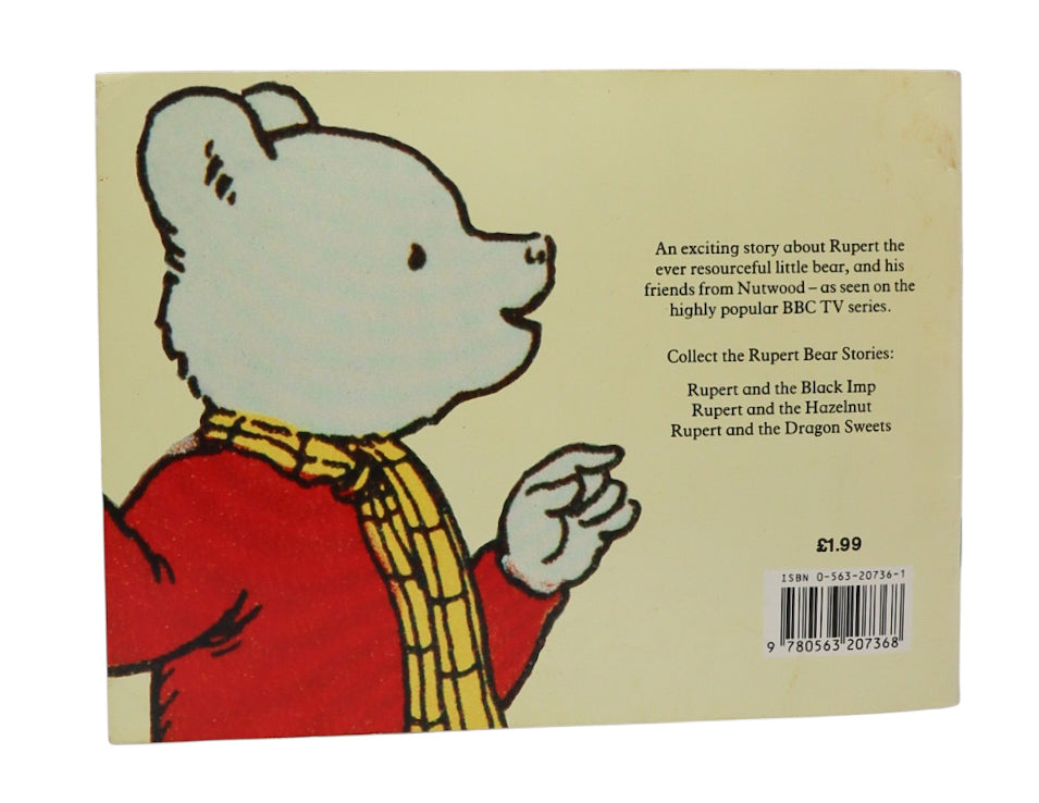 1989 Paperback Edition Rupert And The Secret Boat Book