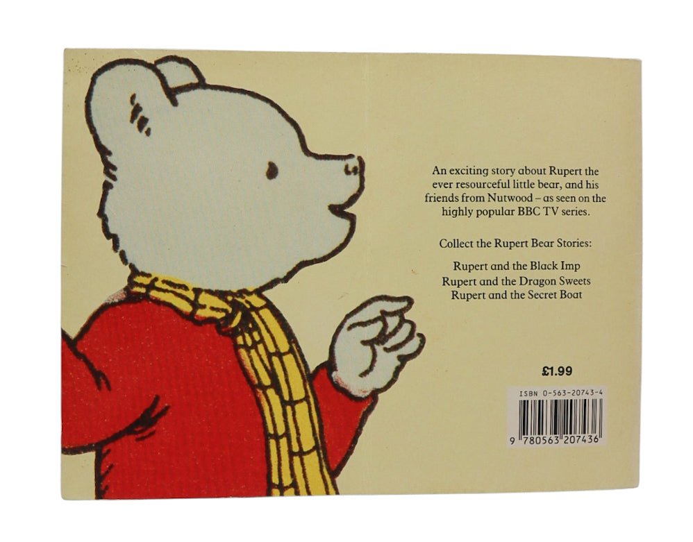 1989 Paperback Edition Rupert And The Hazelnut Book