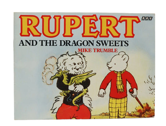 1989 Paperback Edition Rupert And The Dragon Sweets Book