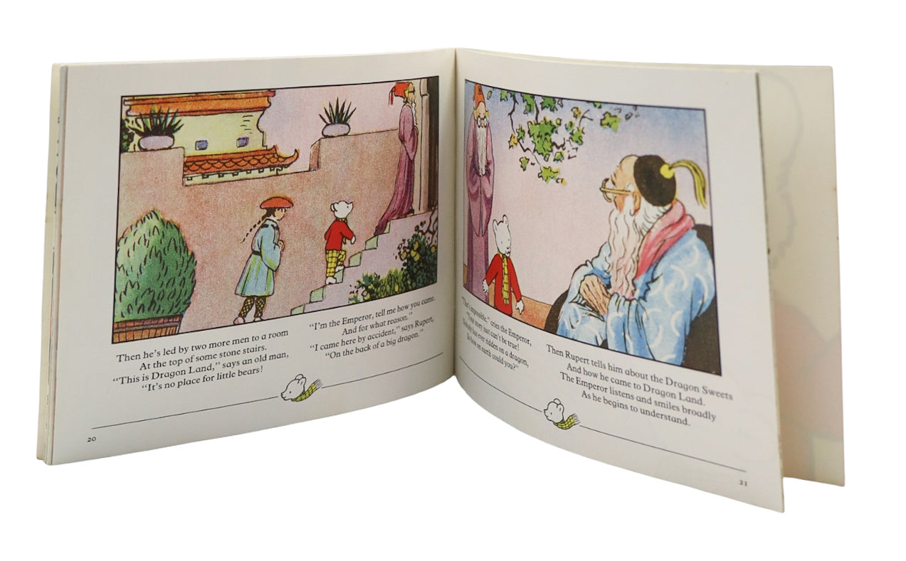 1989 Paperback Edition Rupert And The Dragon Sweets Book