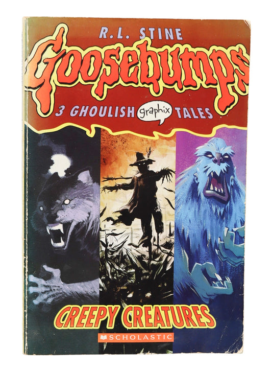 Goosebumps 3 Ghoulish Tales Creepy Creatures Book