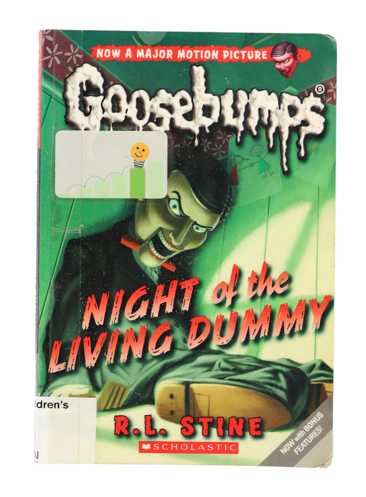 Goosebumps Night Of the Living Dummy Book