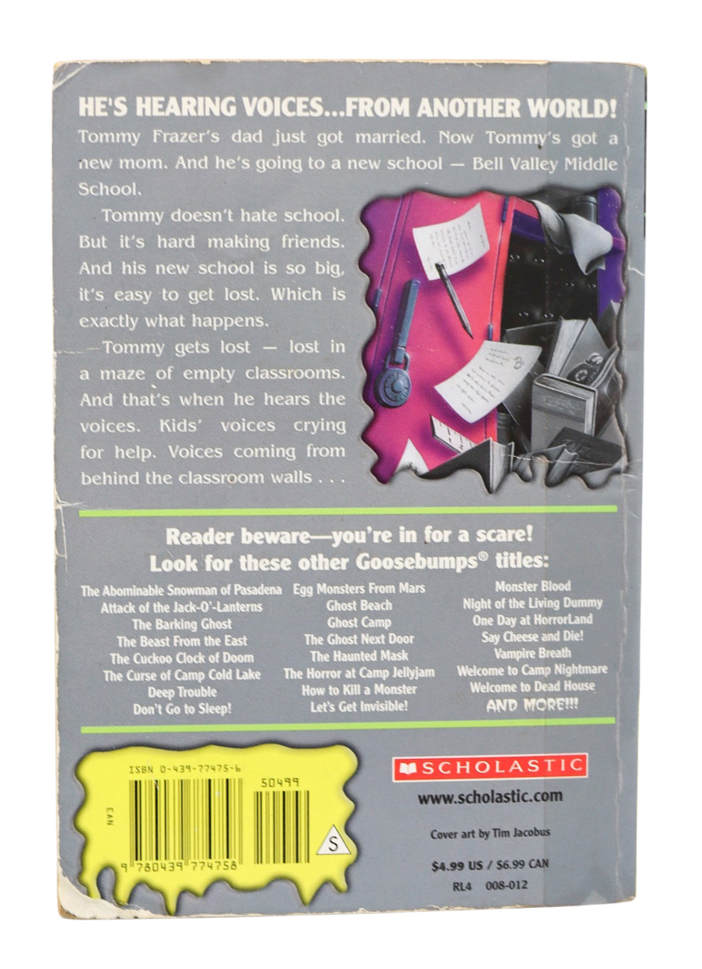 Goosebumps The Haunted School Book