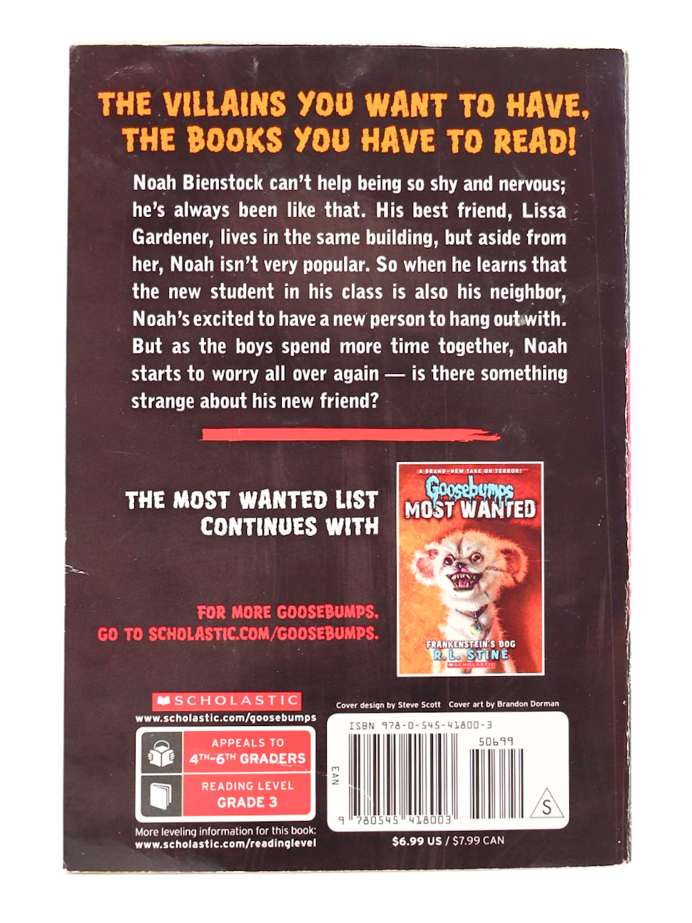 Goosebumps Most Wanted How I Met My Monster Book