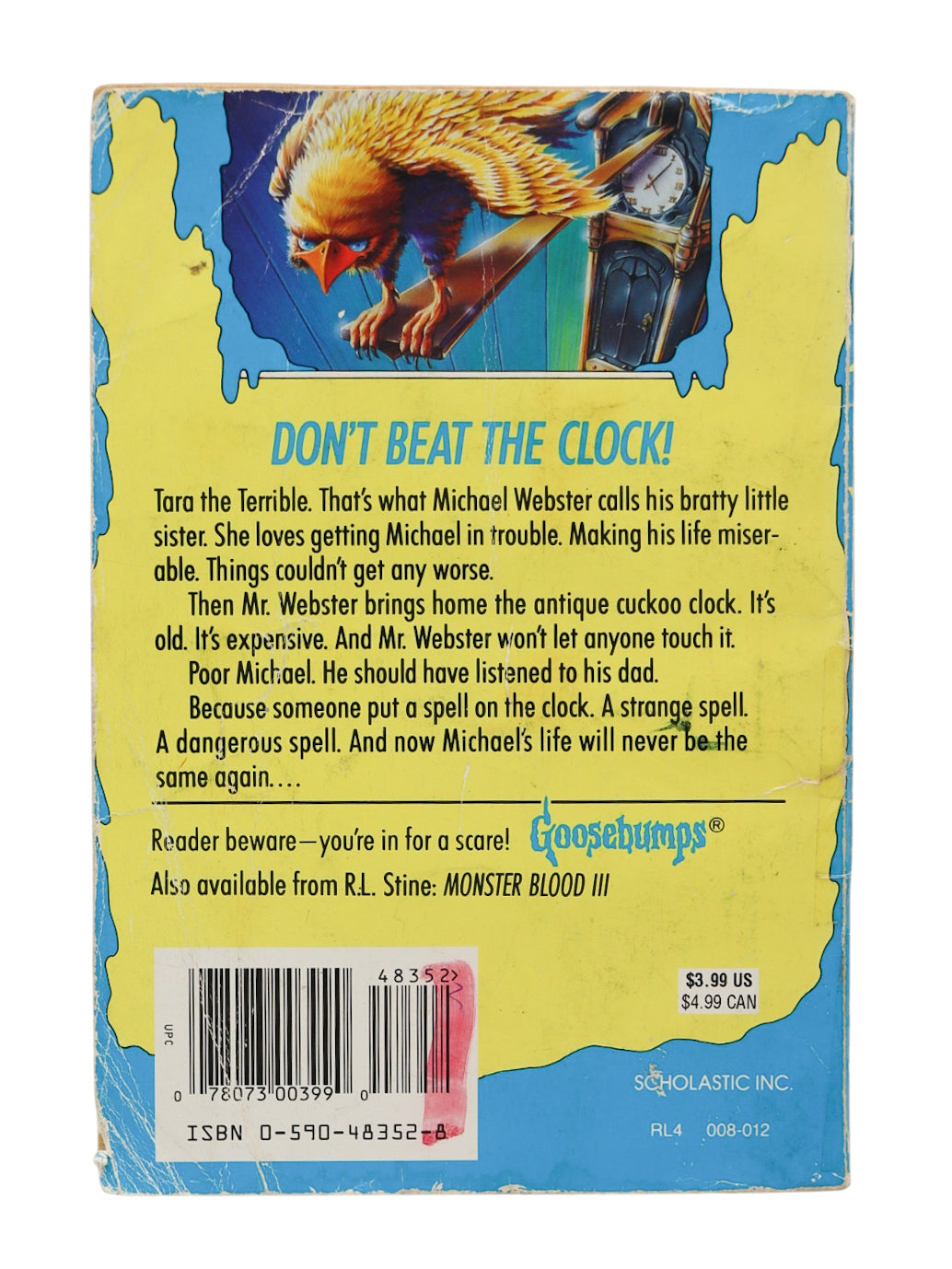 R.L Stine Goosebumps - The Cuckoo Clock of Doom