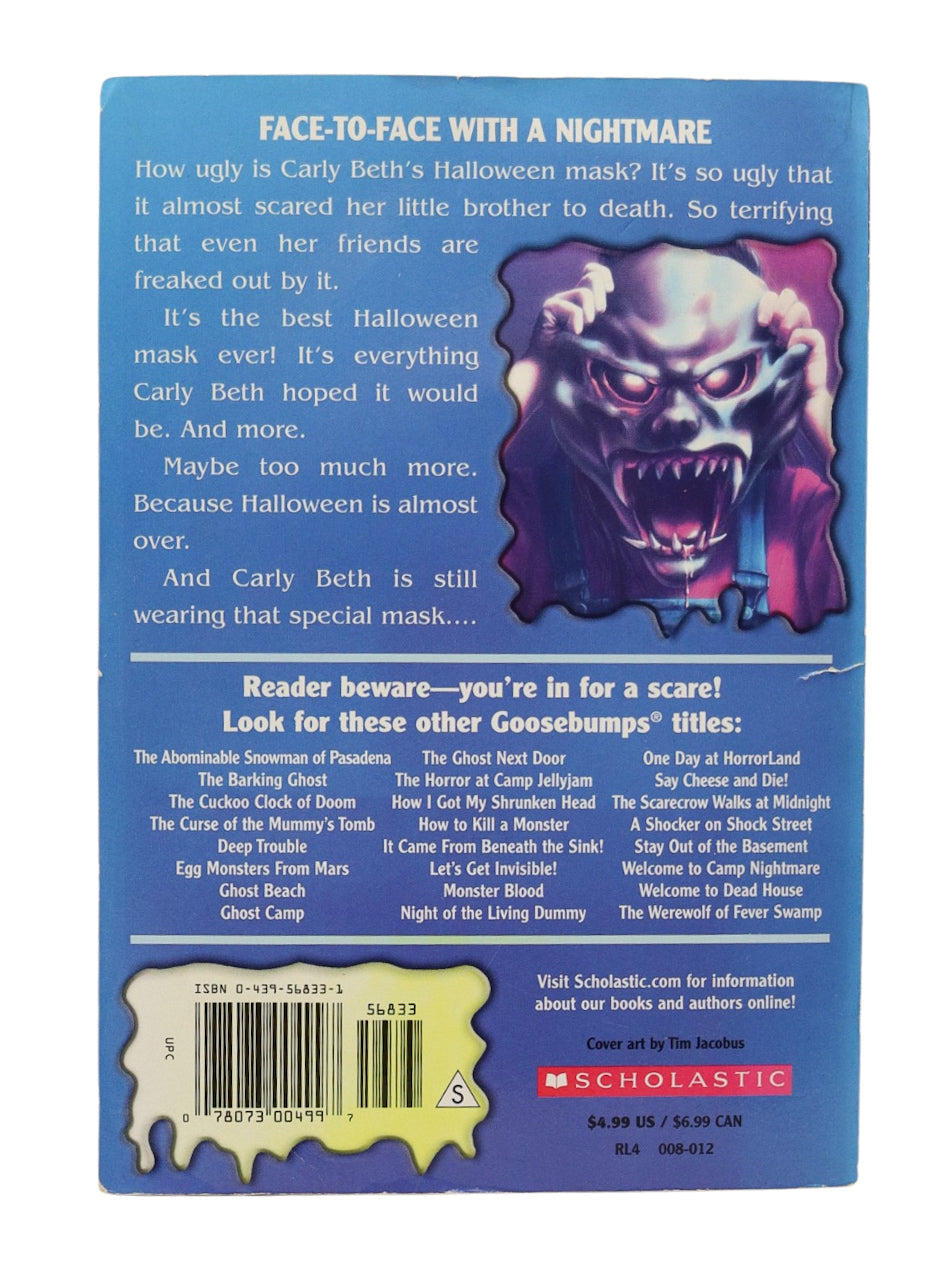 Goosebumps The Haunted Mask Book