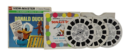 1970s GAF ViewMaster Donald Duck Reel Set
