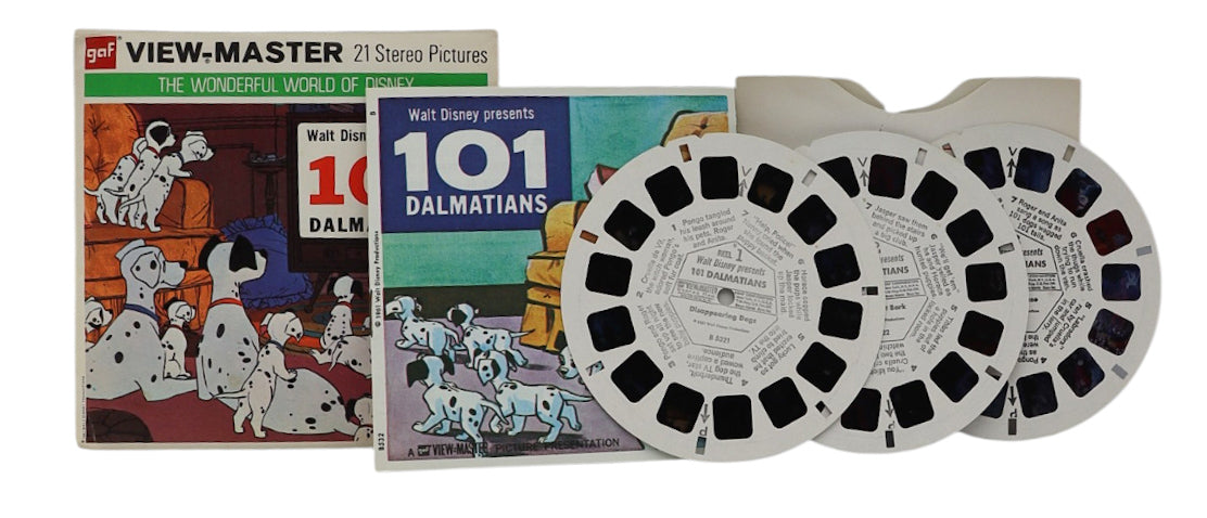 1970s GAF ViewMaster 101 Dalmatians Reel Set