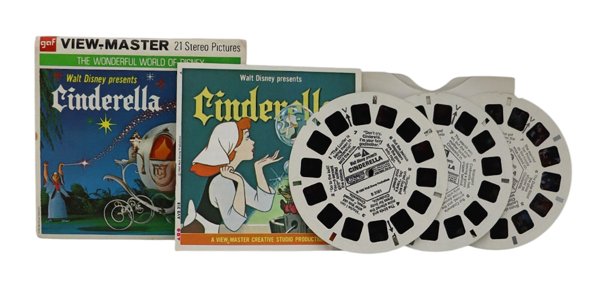 1965 GAF ViewMaster Cinderella Reel Set