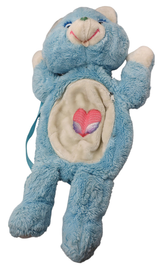 1980s Care Bears Cousins Swift Heart Rabbit Plush Backpack