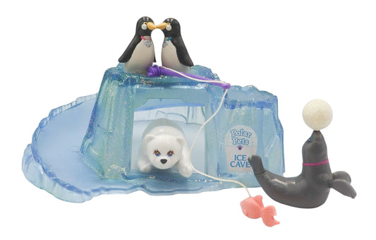 1993 Kenner Littlest Pet Shop Zoo Polar Pets Playset