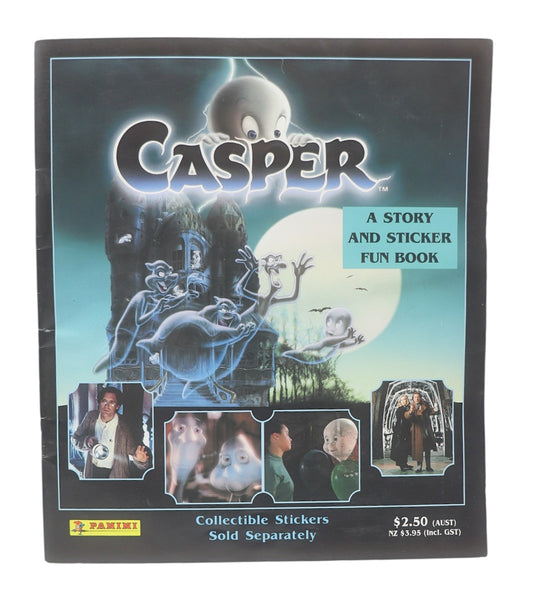 1995 Panini Casper A Story And Sticker Fun Book