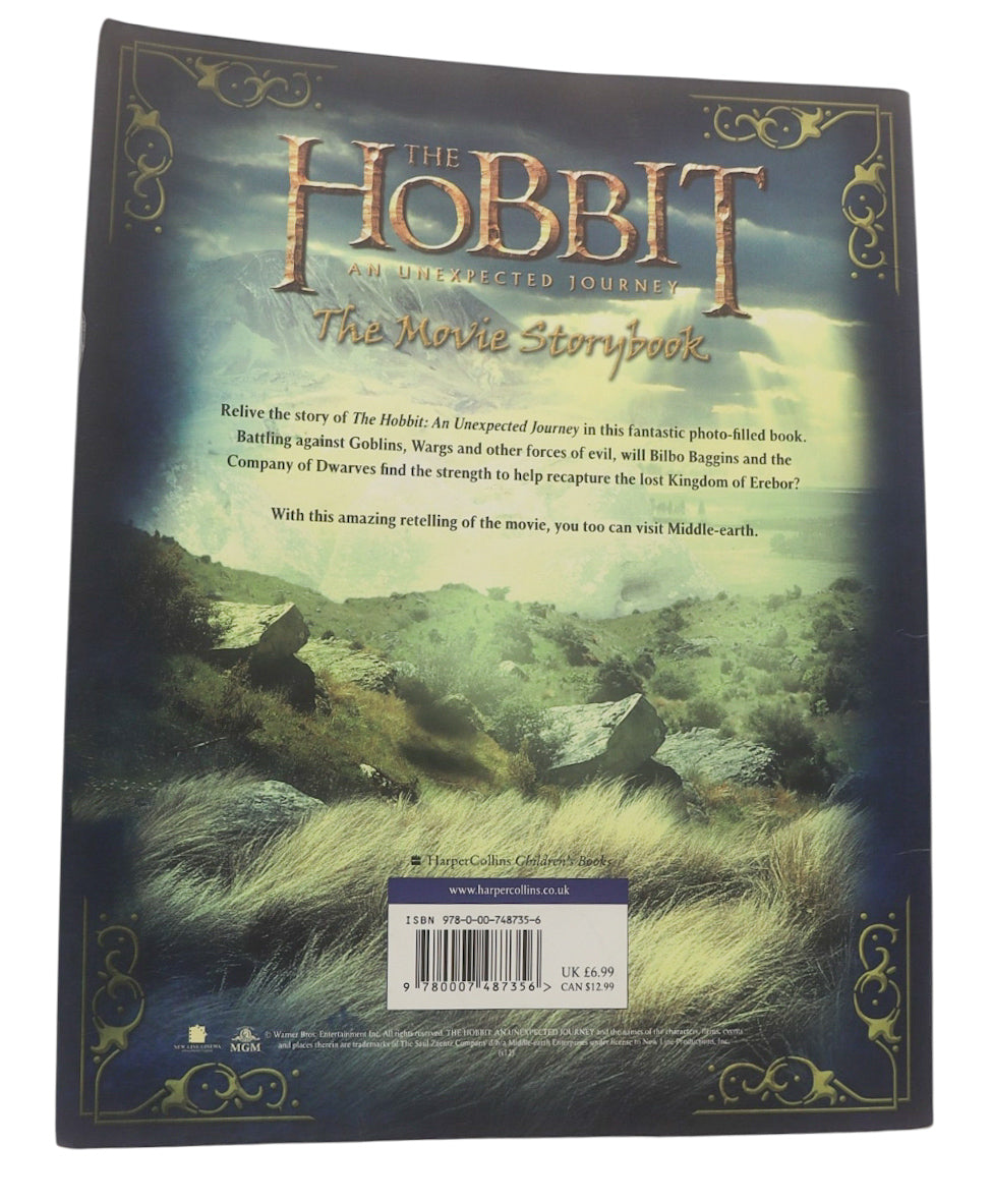 2012 The Hobbit: An Unexpected Journey The Movie Book