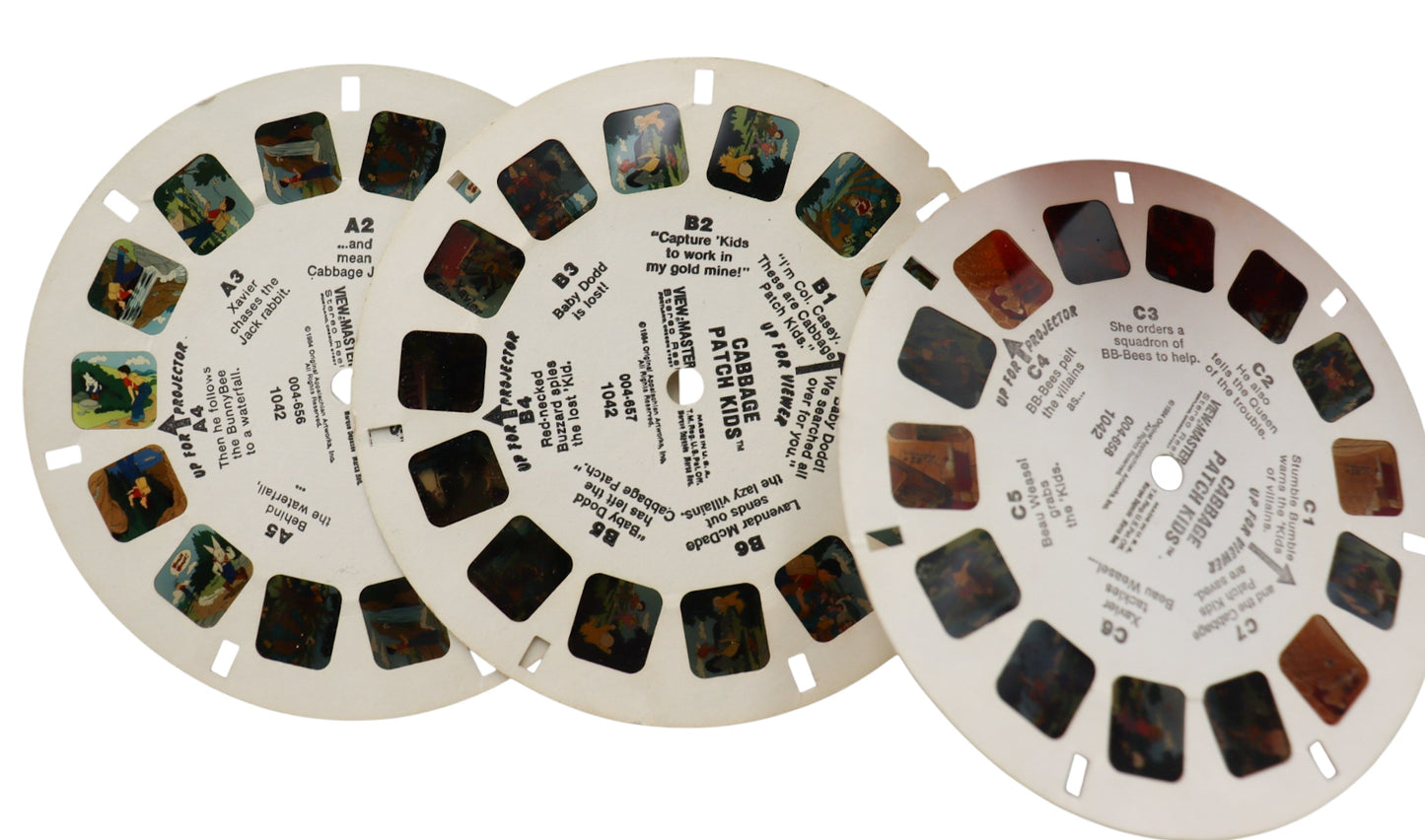 1990s View-Master With 3x Cabbage Patch Kids Reels