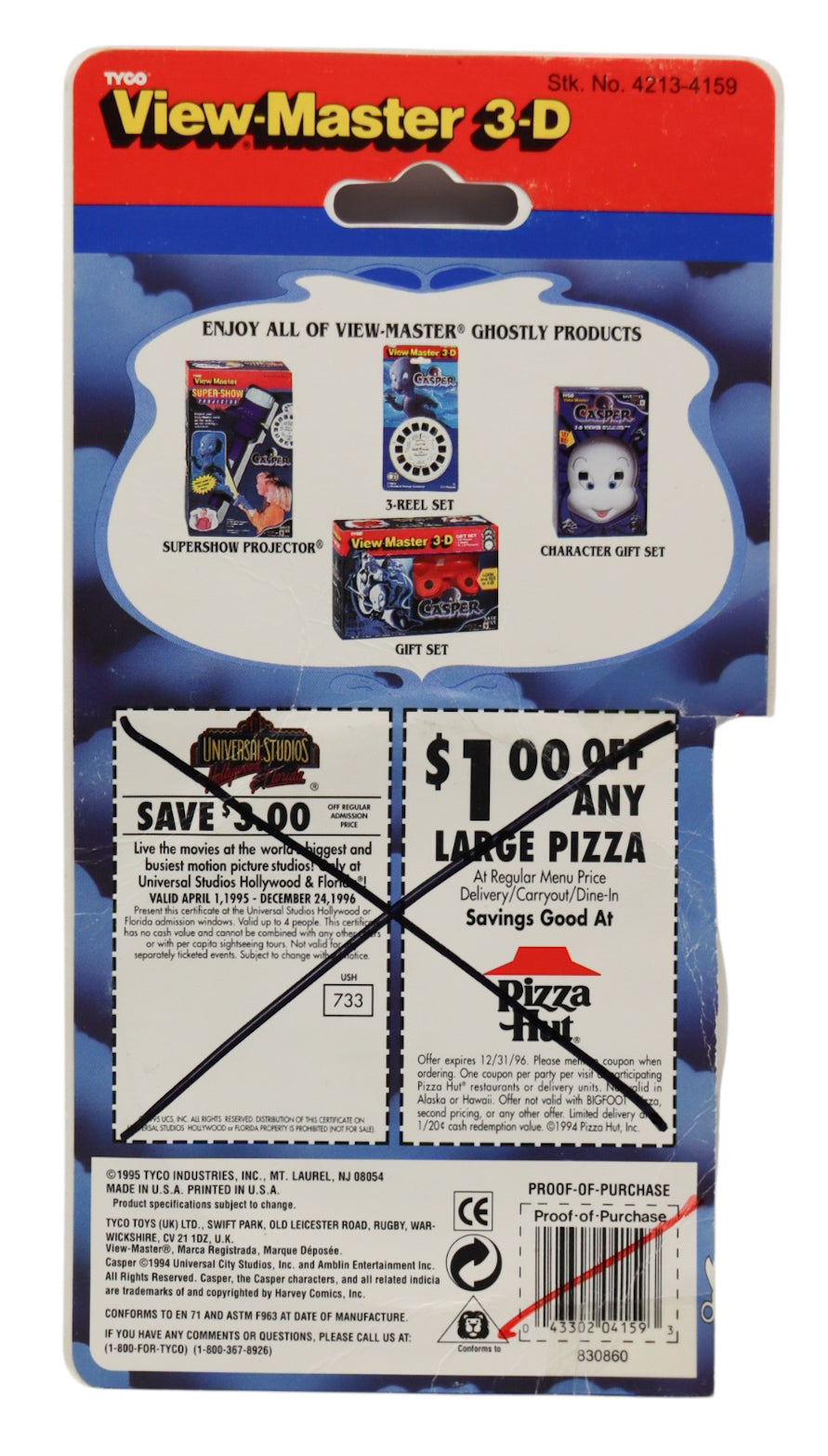 1995 Tyco View-Master 3-D Reels Casper