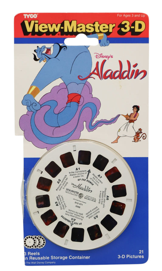 1993 Tyco View-Master 3-D Reels Disney Aladdin