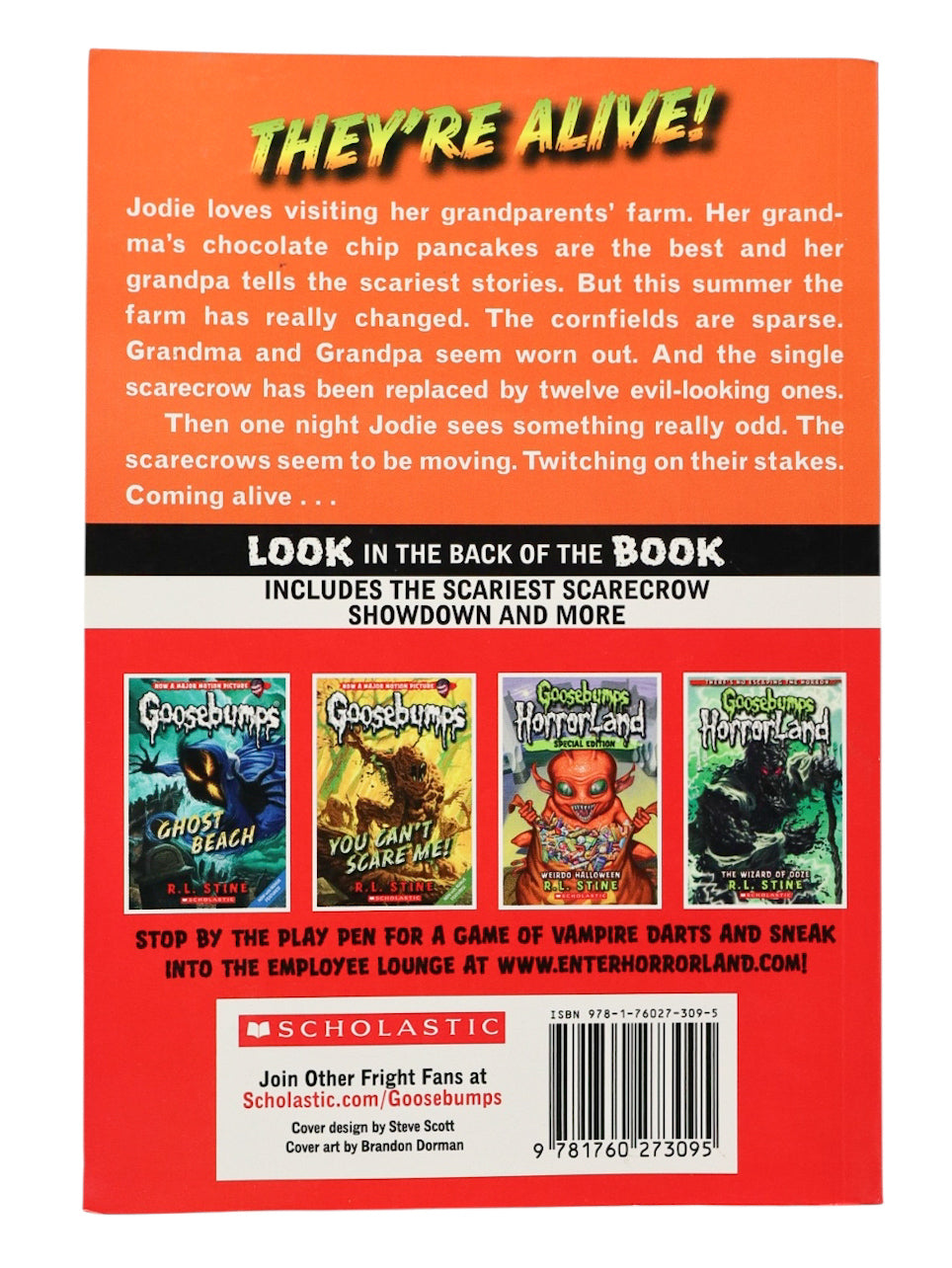 Goosebumps The Scarecrow Walks At Midnight Book