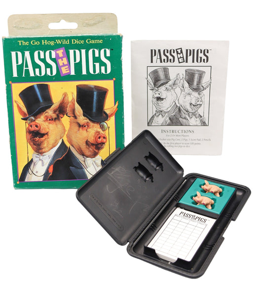 1992 Milton Bradley Pass the Pigs Boardgame